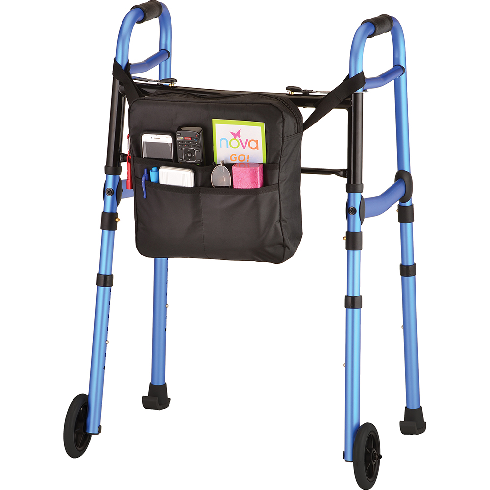 Folding Walker with Bag and Skies